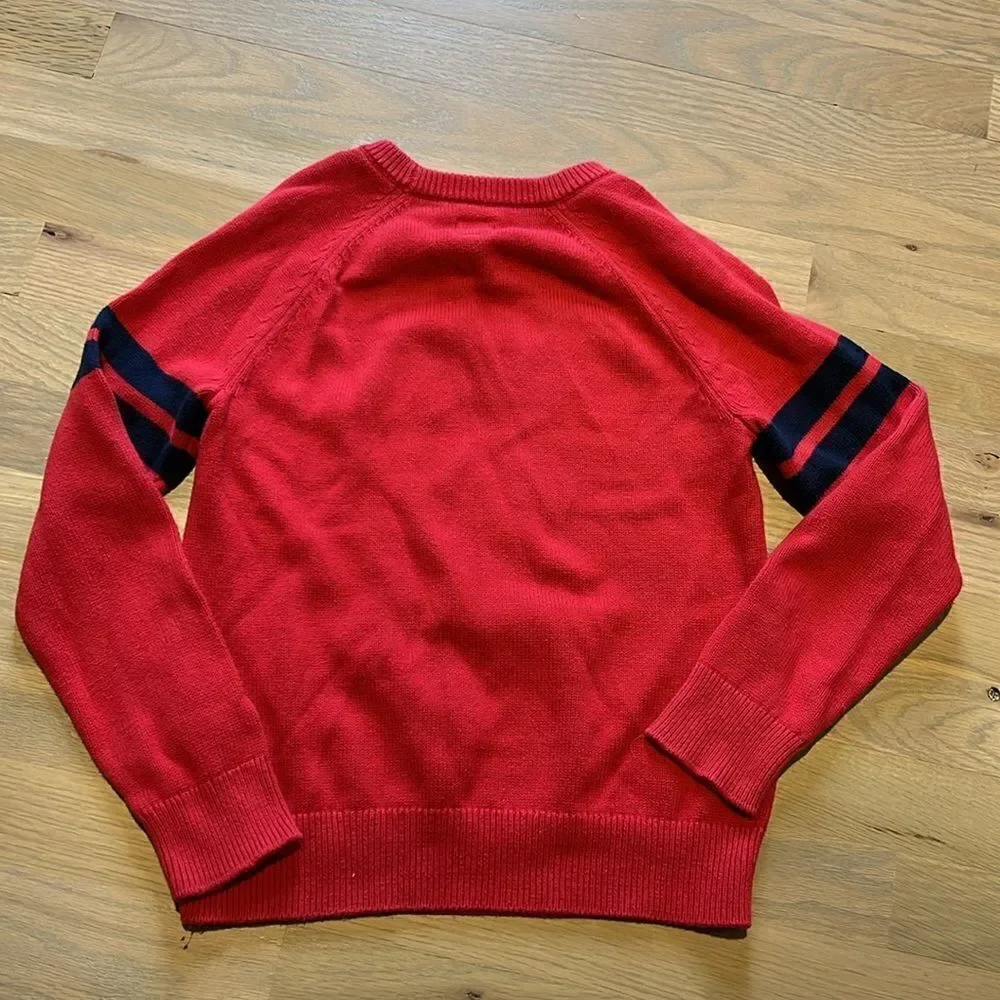 GAP Monogram Logo Graphic Sweater Size M (8-9)